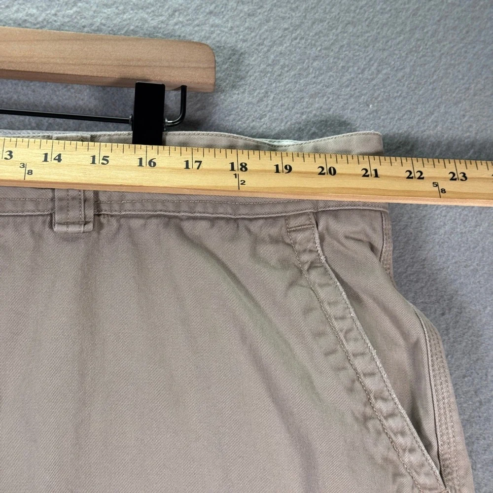 Polo Ralph‎ Lauren Mens Khaki Tan Cotton Twill Cargo Shorts Size 44B Utility